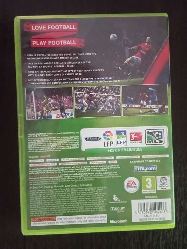 FIFA 12 [Xbox360] ***No Booklet***